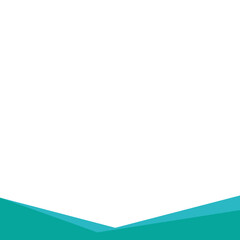 Obraz premium Geometric Footer