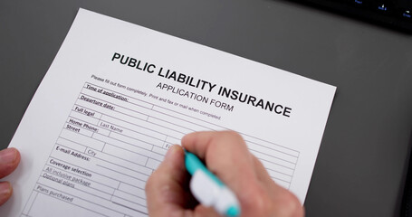Business Public Liability Concept