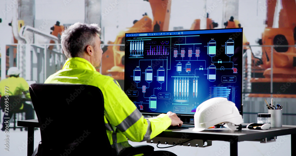 Aufkleber Engineer Operator Using Scada System