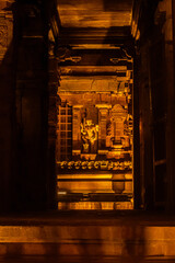 Night Time with Lightning - Tanjore Big Temple or Brihadeshwara Temple was built by King Raja Raja Cholan, Tamil Nadu. It is the very oldest & tallest temple in India. This is UNESCO's Heritage Site.