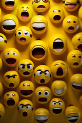 A Comprehensive Collection of Diverse Emoji Expressions Showcasing a Spectrum of Human Emotions
