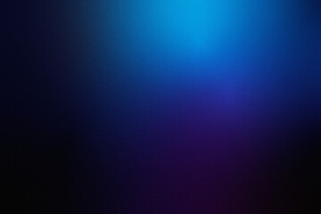 blue dark black, color gradient rough abstract background shine bright light and glow template empty space , grainy noise grungy texture
