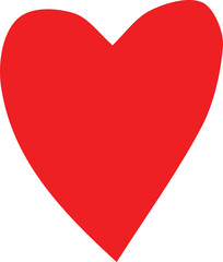 Red heart icons set vectorr\ed heart