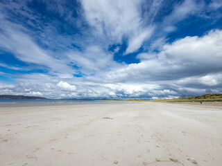 Fototapeta na wymiar Narin Strand is a beautiful large beach in County Donegal Ireland.
