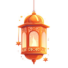 Ramadan Kareem Lantern Lamp Vector Illustration PNG Image