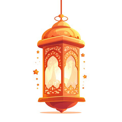 Ramadan Kareem Lantern Lamp Vector Illustration PNG Image