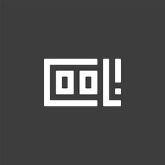 Cool lettering design