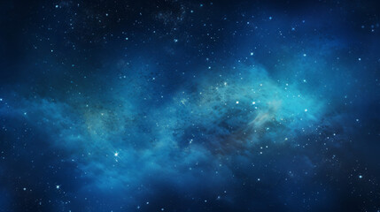 Fototapeta na wymiar The universe and Nebula blue background