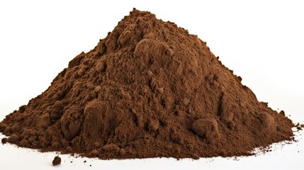 soil isolated on a white background