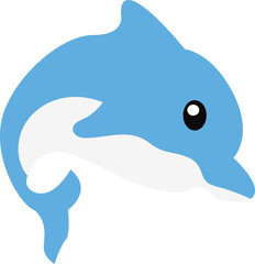 dolphin cartoon illustration