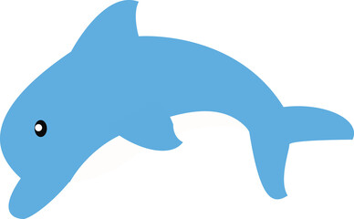 dolphin cartoon illustration