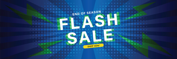 Naklejka premium Sale banner template design . Super Sale, end of season special offer banner. vector illustration.