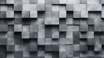 Abstract 3d render of polished mosaic tiles forming a diamond-shaped wall background with semigloss bricks – interior design concept