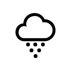 Rain Icon, illustration vector or rain icon, simple icon, eps10