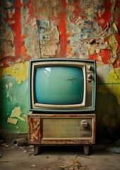 Retro old television 