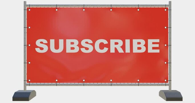 Subscribe plane animated