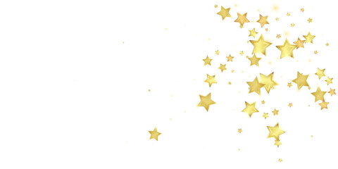 Magic stars vector overlay.  Gold stars scattered