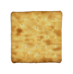 tasty crackers isolated