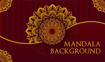 Vector Luxury Mandala Design Template