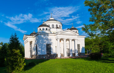 Fototapeta na wymiar St. Sophia (Ascension) Cathedral in Pushkin