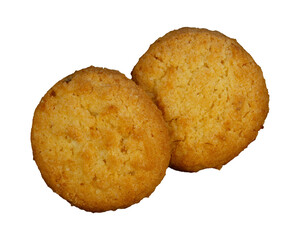 stack of cookies isolated element