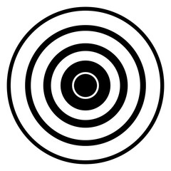 Sonar Or Radar Sound Wave Icon