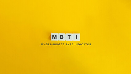  Myers–Briggs Type Indicator (MBTI). - obrazy, fototapety, plakaty