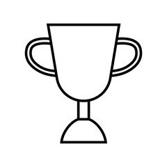 Cup icon vector. Trophy illustration sign . champions symbol. Win logo