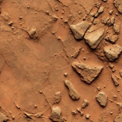 Mars like Surface Texture Illustration - Red Planet Digital Art for Space Exploration