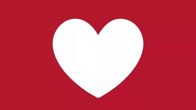Valentines day and love animation