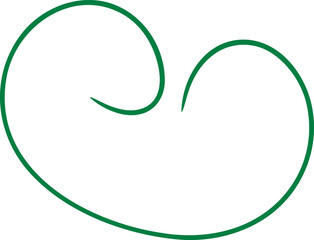 Obraz premium Hand drawn line illustration. Decorative line design element