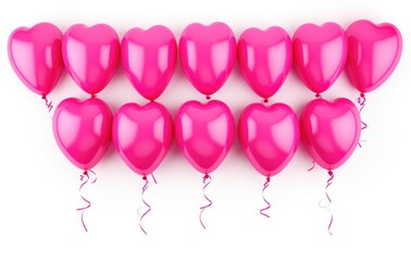 Bountiful Pink Balloons for Joyous Celebrations -Generative AI