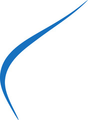 Hand drawn line illustration. Decorative line design element