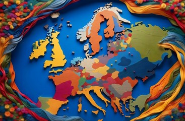 Digital Threads of Europe: A Vibrant Tapestry of Connections