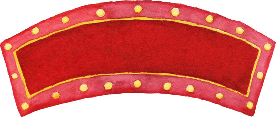 Watercolor Circus Banner © luketaibai