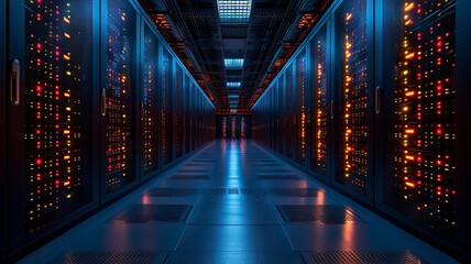 Fototapeta premium Server, Server Room