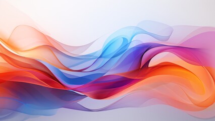 Vibrant Color Abstract Wave: Abstract Background Wallpaper