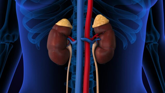 Anatomy of human kidney system