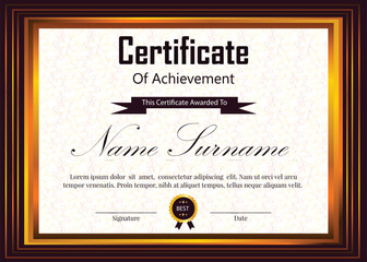 new professional certificate design 