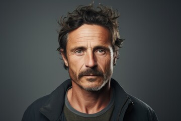 Obraz premium portrait of an adult moustached man in classic style