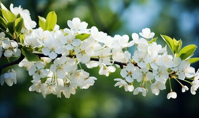 white cherry blossom