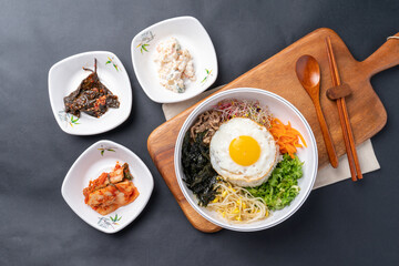 Bibimbap, Korean food, braised spicy chicken, braised spicy chicken, budae jjigae, stir-fried spicy pork, pork