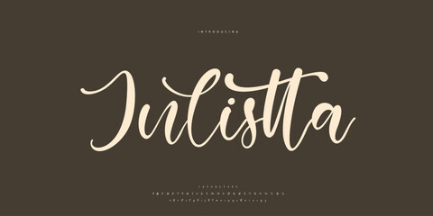 signature Font Calligraphy Logotype Script Brush Font Type Font lettering handwritten	
