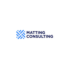 matting logo design consulting idea logo design