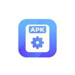 apk file vector icon for apps