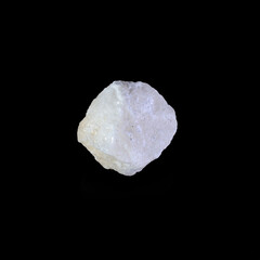 Beautiful mineral stone on a black background