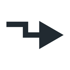 icon arrows collection in black color on a white background for website design	