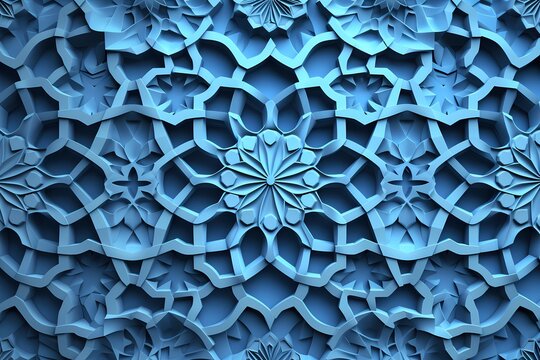 Ramadan Kareem seamless pattern background