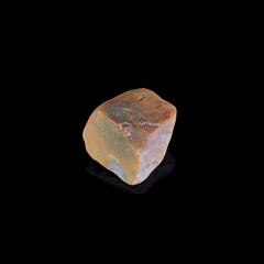 Beautiful mineral stone on a black background