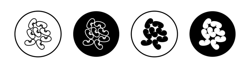 Legume flat line icon set. Legume Thin line illustration vector